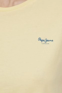 Κοντομάνικο Βαμβακερό μπλουζάκι Pepe Jeans Bloom κίτρινο -Pepe Jeans Sales Store unnamed file 1007