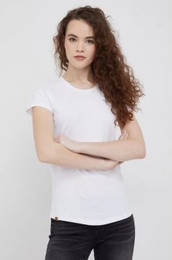 Κοντομάνικο Μπλουζάκι Pepe Jeans Bellrose N χρώμα: άσπρο -Pepe Jeans Sales Store unnamed file 1048