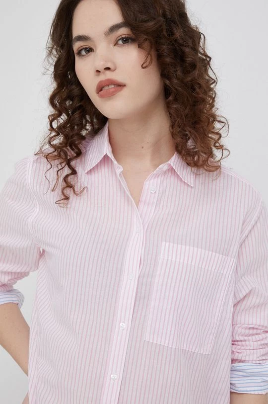 Πουκάμισα Βαμβακερό πουκάμισο Pepe Jeans Hilary χρώμα: ροζ, 7 Πουκάμισα Βαμβακερό πουκάμισο Pepe Jeans Hilary χρώμα: ροζ, - Image 5