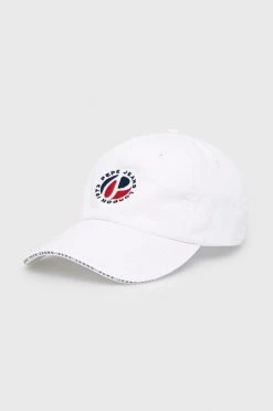 Jockey Βαμβακερό καπέλο Pepe Jeans Clara Cap άσπρο