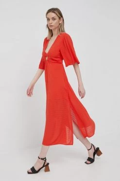 Φορέματα Φόρεμα Pepe Jeans πορτοκαλί