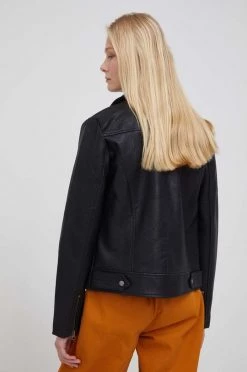 Κοντά μπουφάν Ραμόνεσκα Pepe Jeans Fania χρώμα: μαύρο, -Pepe Jeans Sales Store unnamed file 1081