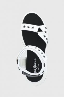 Σανδάλια Pepe Jeans Grub Star χρώμα: άσπρο -Pepe Jeans Sales Store unnamed file 1093