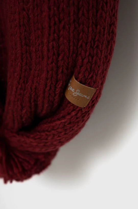 Κασκόλ Pepe Jeans EMILY SCARF χρώμα: κόκκινο 4 Κασκόλ Pepe Jeans EMILY SCARF χρώμα: κόκκινο - Image 2