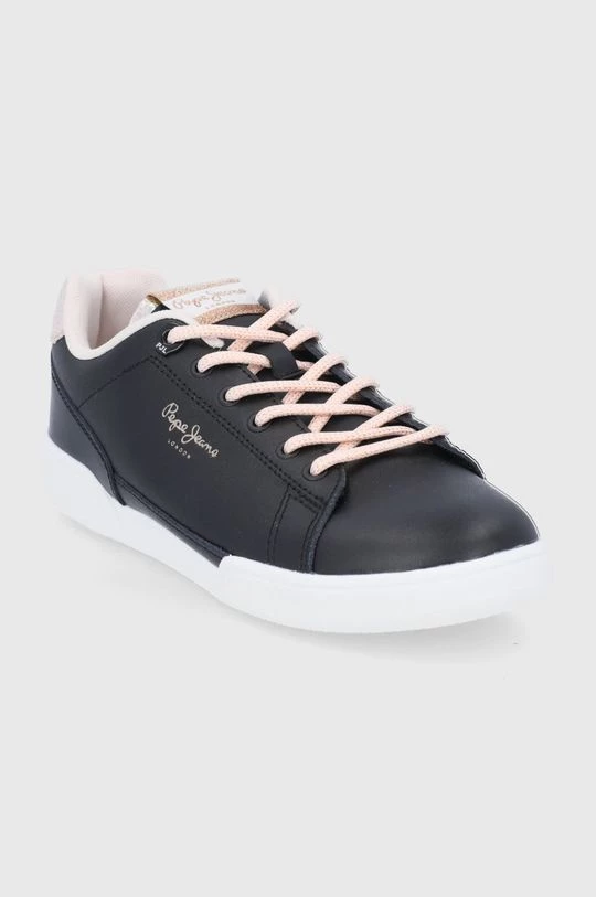 Sneakers Δερμάτινα παπούτσια Pepe Jeans μαύρο 4 Sneakers Δερμάτινα παπούτσια Pepe Jeans μαύρο - Image 2