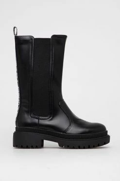 Μποτάκια Pepe Jeans - Μπότες Τσέλσι Bettle City μαύρο