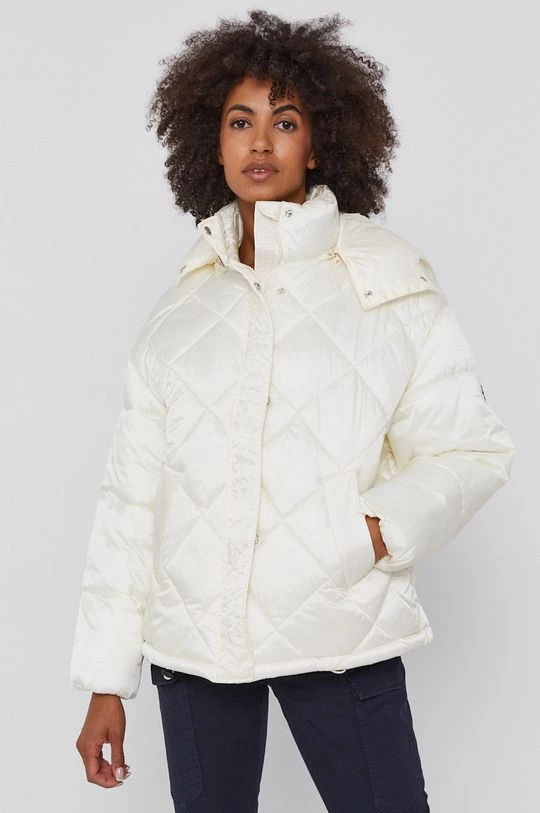 Κοντά μπουφάν Pepe Jeans - Μπουφάν Claude κρεμ 3 Κοντά μπουφάν Pepe Jeans - Μπουφάν Claude κρεμ