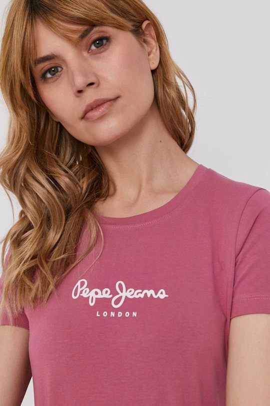 Κοντομάνικο Μπλουζάκι Pepe Jeans χρώμα: ροζ 6 Κοντομάνικο Μπλουζάκι Pepe Jeans χρώμα: ροζ - Image 4