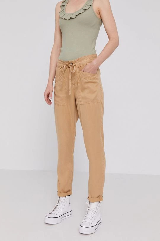 Υφασμάτινα Παντελόνι Pepe Jeans DASH χρώμα: καφέ 4 Υφασμάτινα Παντελόνι Pepe Jeans DASH χρώμα: καφέ - Image 2