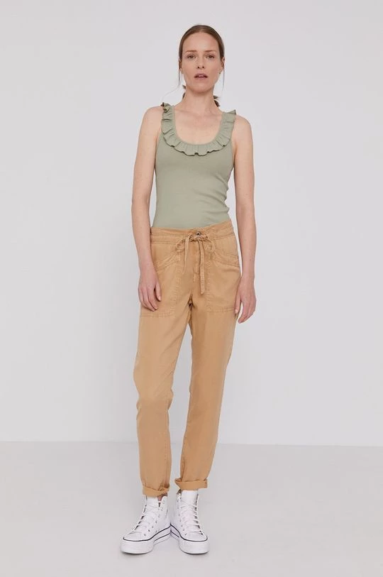 Υφασμάτινα Παντελόνι Pepe Jeans DASH χρώμα: καφέ 6 Υφασμάτινα Παντελόνι Pepe Jeans DASH χρώμα: καφέ - Image 4