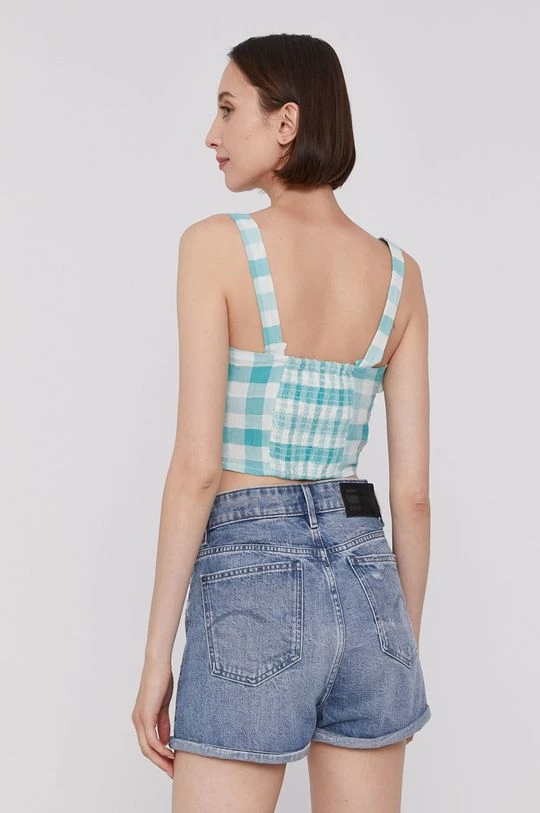 Μπλούζες Μπλουζάκι Pepe Jeans VALENTINA χρώμα: τιρκουάζ 5 Μπλούζες Μπλουζάκι Pepe Jeans VALENTINA χρώμα: τιρκουάζ - Image 3