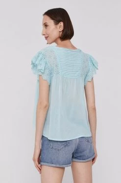 Μπλούζες Μπλουζάκι Pepe Jeans STELLA χρώμα: τιρκουάζ -Pepe Jeans Sales Store unnamed file 1219