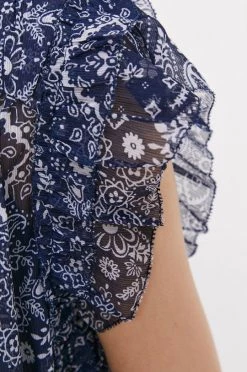 Μπλούζες Μπλουζάκι Pepe Jeans LETIZIAS χρώμα: ναυτικό μπλε -Pepe Jeans Sales Store unnamed file 1226