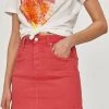Φούστες Τζιν φούστα Pepe Jeans RACHEL ροζ -Pepe Jeans Sales Store unnamed file 1241