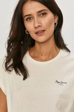 Κοντομάνικο Μπλουζάκι Pepe Jeans BLOOM άσπρο -Pepe Jeans Sales Store unnamed file 1256