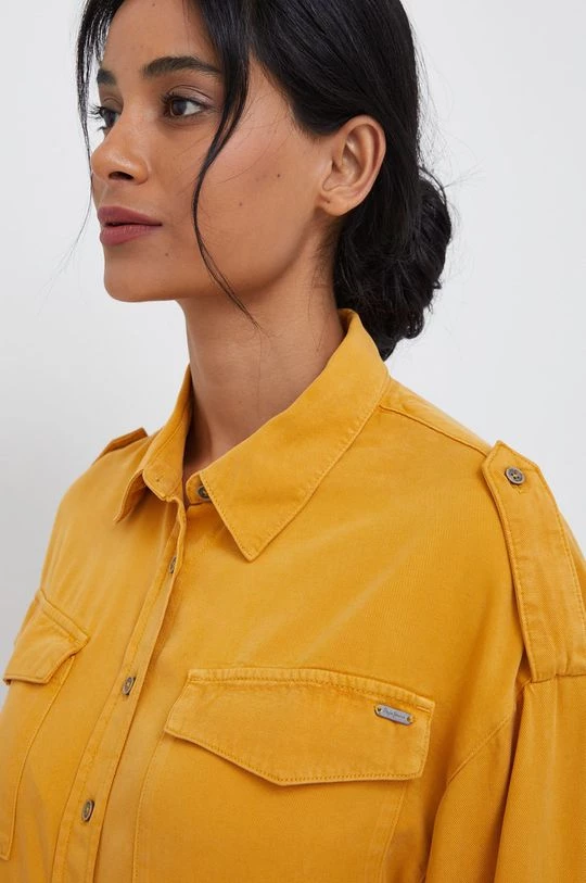 Πουκάμισα Πουκάμισο Pepe Jeans κίτρινο 3 Πουκάμισα Πουκάμισο Pepe Jeans κίτρινο