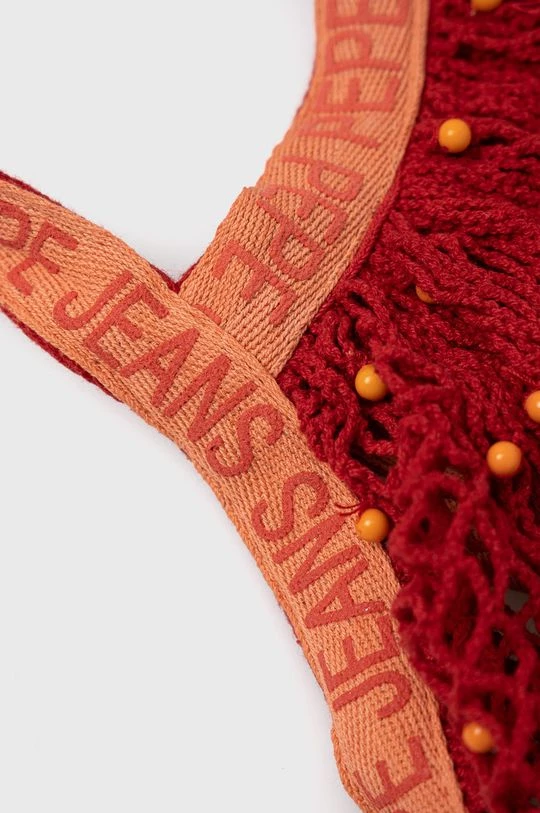 Τσάντες παραλίας Βαμβακερή τσάντα Pepe Jeans κόκκινο 4 Τσάντες παραλίας Βαμβακερή τσάντα Pepe Jeans κόκκινο - Image 2