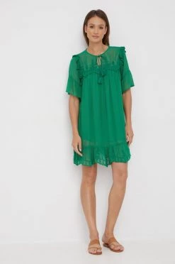 Φορέματα Φόρεμα Pepe Jeans πράσινο -Pepe Jeans Sales Store unnamed file 1380