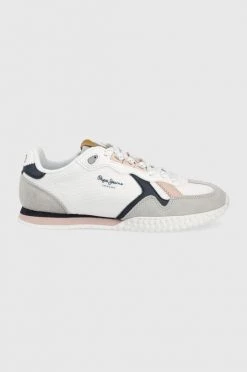 Sneakers Αθλητικά Pepe Jeans Holland Serie1 Capsule Woman άσπρο