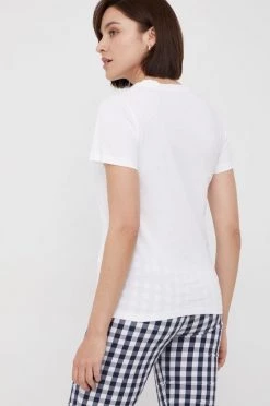 Κοντομάνικο Βαμβακερό μπλουζάκι Pepe Jeans άσπρο -Pepe Jeans Sales Store unnamed file 1405