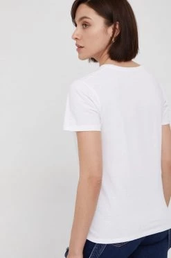 Κοντομάνικο Βαμβακερό μπλουζάκι Pepe Jeans άσπρο -Pepe Jeans Sales Store unnamed file 1430