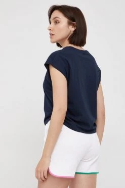 Αμάνικος Βαμβακερό τοπ Pepe Jeans ναυτικό μπλε -Pepe Jeans Sales Store unnamed file 1441