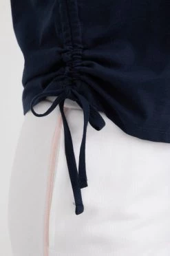 Αμάνικος Βαμβακερό τοπ Pepe Jeans ναυτικό μπλε -Pepe Jeans Sales Store unnamed file 1444