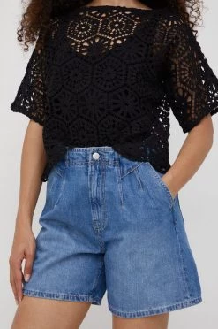 Σορτς Τζιν σορτς Pepe Jeans Stella Adapt ναυτικό μπλε,