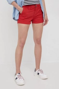 Σορτς Βαμβακερό σορτσάκι Pepe Jeans Balboa Short κόκκινο