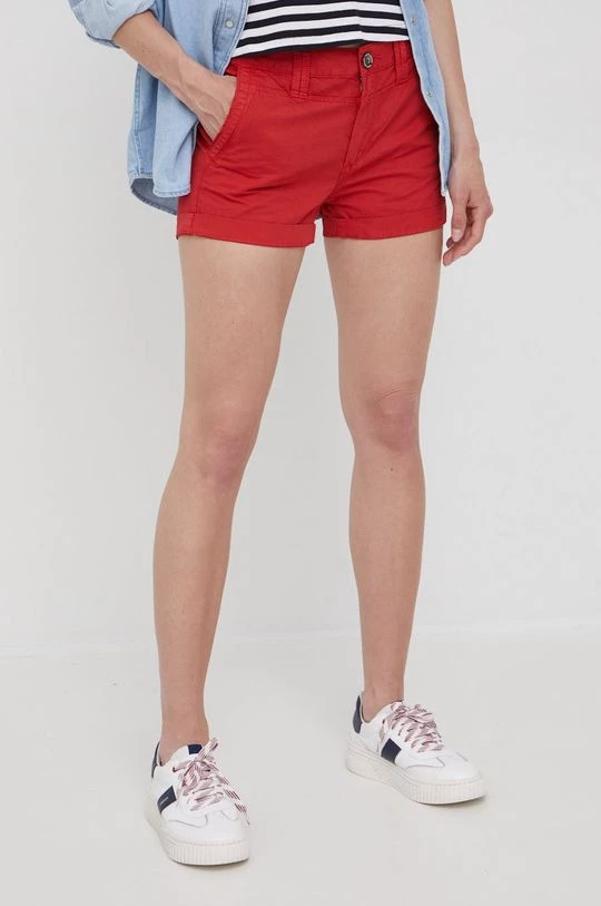 Σορτς Βαμβακερό σορτσάκι Pepe Jeans Balboa Short κόκκινο 3 Σορτς Βαμβακερό σορτσάκι Pepe Jeans Balboa Short κόκκινο