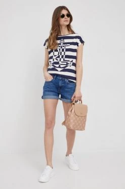 Σορτς Τζιν σορτς Pepe Jeans Mable Short ναυτικό μπλε -Pepe Jeans Sales Store unnamed file 1494