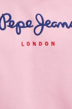Χωρίς φερμουάρ Βαμβακερή μπλούζα Pepe Jeans Calista Hoodie χρώμα: μοβ -Pepe Jeans Sales Store unnamed file 1501