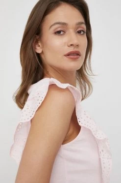 Κοντομάνικο Βαμβακερό μπλουζάκι Pepe Jeans Brunella ροζ 9 Κοντομάνικο Βαμβακερό μπλουζάκι Pepe Jeans Brunella ροζ -Pepe Jeans Sales Store unnamed file 1519