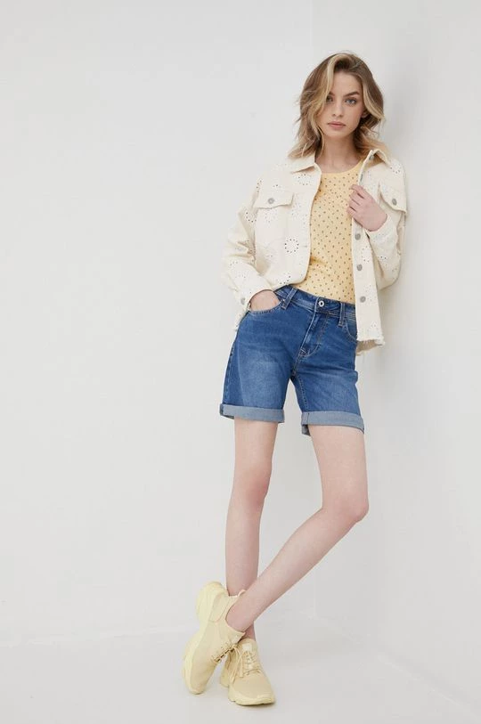 Κοντομάνικο Μπλουζάκι Pepe Jeans κίτρινο 4 Κοντομάνικο Μπλουζάκι Pepe Jeans κίτρινο - Image 2