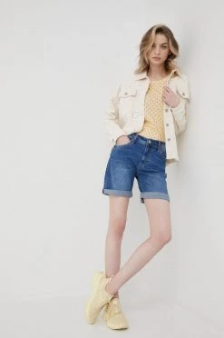 Σορτς Τζιν σορτς Pepe Jeans Poppy ναυτικό μπλε