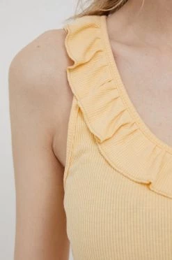 Αμάνικος Top Pepe Jeans Dorina N χρώμα: πορτοκαλί -Pepe Jeans Sales Store unnamed file 1551