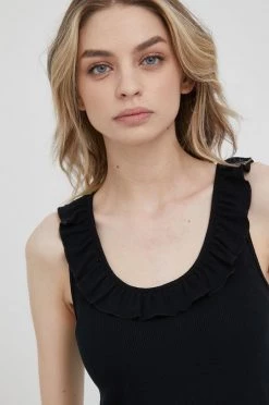 Αμάνικος Top Pepe Jeans Dorina N χρώμα: μαύρο -Pepe Jeans Sales Store unnamed file 1569