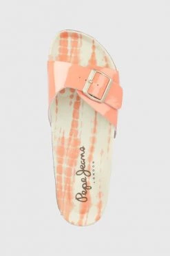 Σαγιονάρες Παντόφλες Pepe Jeans Oban Tie Dye χρώμα: πορτοκαλί -Pepe Jeans Sales Store unnamed file 1611