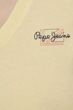 Κοντομάνικο Βαμβακερό μπλουζάκι Pepe Jeans Bleu N κίτρινο -Pepe Jeans Sales Store unnamed file 1642