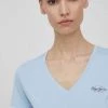 Κοντομάνικο Βαμβακερό μπλουζάκι Pepe Jeans Bleu N μπλε -Pepe Jeans Sales Store unnamed file 1643