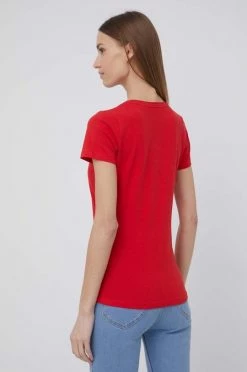 Κοντομάνικο Μπλουζάκι Pepe Jeans Bego χρώμα: κόκκινο -Pepe Jeans Sales Store unnamed file 1650