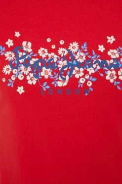 Κοντομάνικο Μπλουζάκι Pepe Jeans Bego χρώμα: κόκκινο -Pepe Jeans Sales Store unnamed file 1652