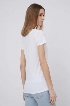 Κοντομάνικο Βαμβακερό μπλουζάκι Pepe Jeans Cammie άσπρο -Pepe Jeans Sales Store unnamed file 1655