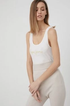 Αμάνικος Top Pepe Jeans Dunia N χρώμα: άσπρο -Pepe Jeans Sales Store unnamed file 1676