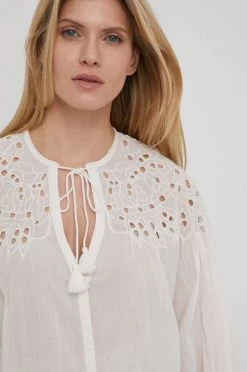 Πουκάμισα Πουκάμισο Pepe Jeans Kayla χρώμα: μπεζ, -Pepe Jeans Sales Store unnamed file 1736