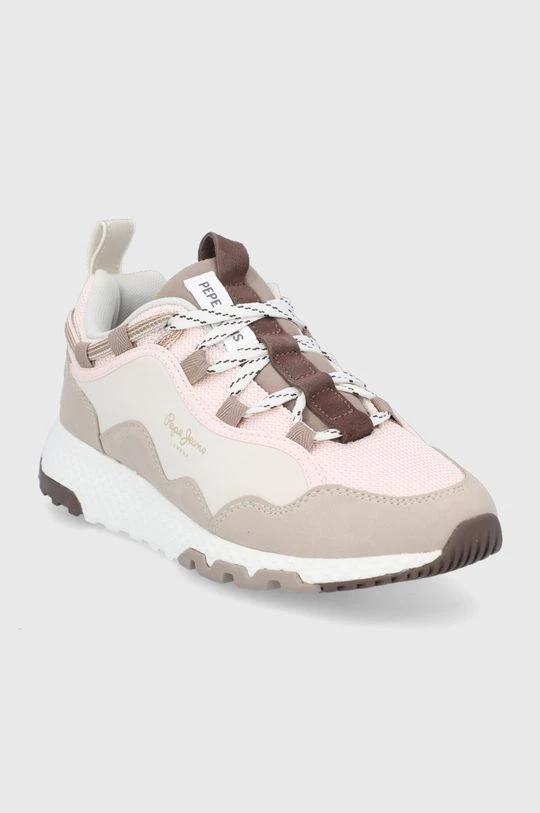 Sneakers Υποδήματα Pepe Jeans Koko Palmer μπεζ 4 Sneakers Υποδήματα Pepe Jeans Koko Palmer μπεζ - Image 2