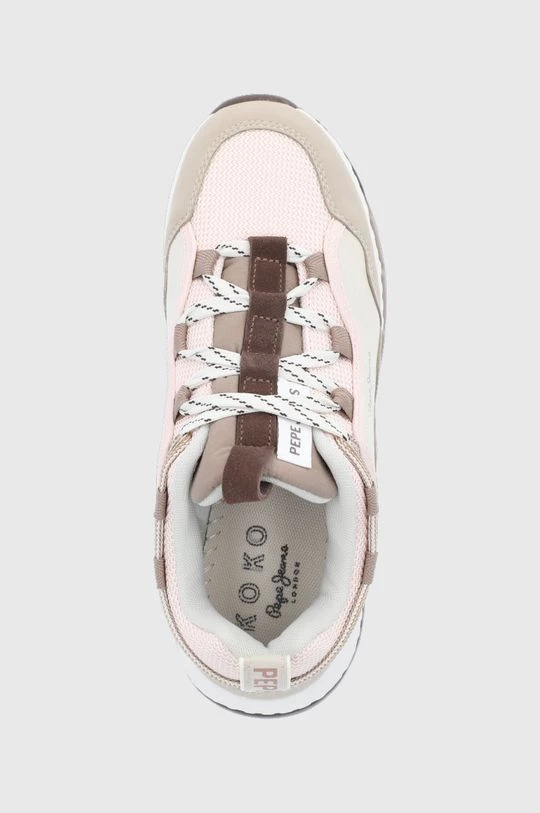 Sneakers Υποδήματα Pepe Jeans Koko Palmer μπεζ 6 Sneakers Υποδήματα Pepe Jeans Koko Palmer μπεζ - Image 4