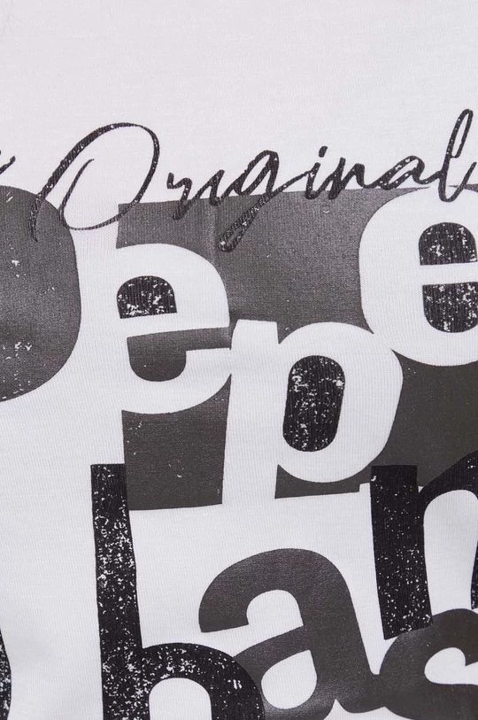 Κοντομάνικο Μπλουζάκι Pepe Jeans Chelsea χρώμα: άσπρο 7 Κοντομάνικο Μπλουζάκι Pepe Jeans Chelsea χρώμα: άσπρο - Image 5