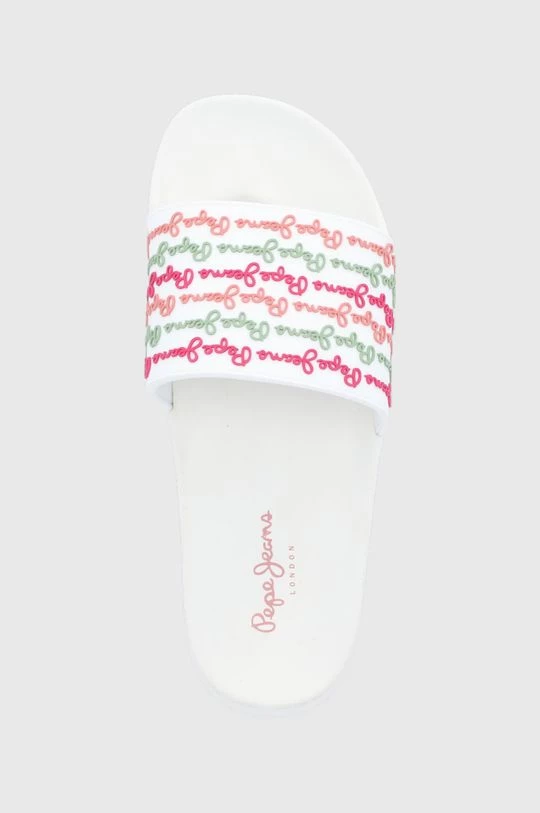 Σαγιονάρες Παντόφλες Pepe Jeans Slider Colors χρώμα: άσπρο 6 Σαγιονάρες Παντόφλες Pepe Jeans Slider Colors χρώμα: άσπρο - Image 4
