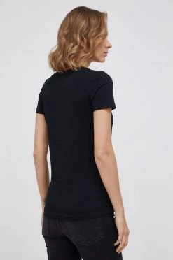 Κοντομάνικο Μπλουζάκι Pepe Jeans VIOLETTE χρώμα: μαύρο -Pepe Jeans Sales Store unnamed file 1829